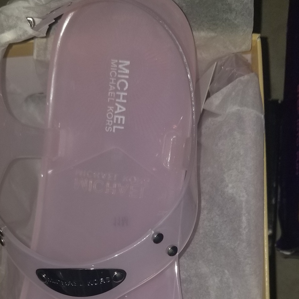 Pink jelly MK sandal